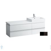 Тумба под умывальник Laufen CASE for Living Square 4.0131.1.075.548.1 (1300х475х460) 1 ящ., 2 дв., антрацит. дуб