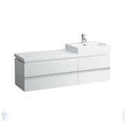 Тумба под умывальник Laufen CASE for Living 4.0138.2.075.475.1 (1490х455х455) 2 ящика, белый глянцевый
