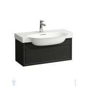 Тумба с раковиной Laufen New Classic (800х480х412) подвесная, 1 ящик, черный дуб 4.0604.1.085.628.1+8.1385.5.000.104.1