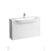 Тумба с раковиной Laufen New Classic (1176х316х745) подвесная, 2 ящика, белый 4.0605.2.085.631.1+8.1385.8.000.104.1
