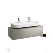 Тумба под раковину Laufen SONAR (1177х457х341) подвесная, золото/черный мрамор 4.0546.1.034.140.1