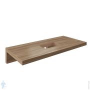 Тумба под умывальник Villeroy & Boch LEGATO (1400х380х500) подвесная, 2 ящика, черн.матов B591L0PD