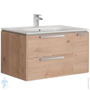 Тумба Roca LAGO подвесная (448х800х490) с раковиной, светлый дуб 857296444+32799C000