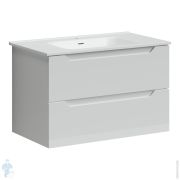 %Тумба под раковину SANCOS Norma 2.0 (790x450x500) подвесная, два ящика, белый NR2.080W