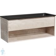 Тумба под раковину SANCOS Marmi 1.0 (1195х445х520) подвесная, 1 ящик, дуб галифакс натур. MR1.0120EG
