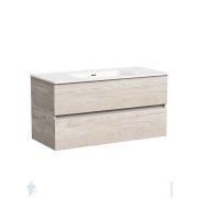 Тумба под раковину SANCOS Urban (990х450х550) подвесная, 2 ящика с доводчиками, дуб галифакс UR100EG
