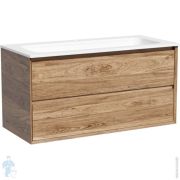 Тумба под раковину SANCOS Marmi 2.0 (995х445х520) подвесная, 2 ящика, дуб чарльстон MR2.0100ECH