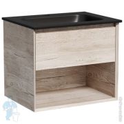 Тумба под раковину SANCOS Marmi 1.0 (590х445х520) подвесная, 1 ящик, дуб галифакс натур. MR1.060EG