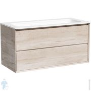 Тумба под раковину SANCOS Marmi 2.0 (995х445х520) подвесная, 2 ящика, дуб галифакс натур. MR2.0100EG