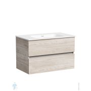 Тумба под раковину SANCOS Urban (790х450х550) подвесная, 2 ящика с доводчиками, дуб галифакс UR80EG