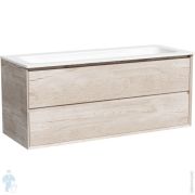 Тумба под раковину SANCOS Marmi 2.0 (1195х445х520) подвесная,2 ящика,дуб галифакс натур. MR2.0120EG