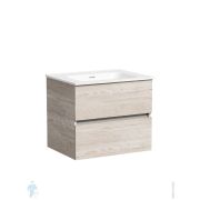 Тумба под раковину SANCOS Urban (590х450х550) подвесная, 2 ящика с доводчиками, дуб галифакс UR60EG