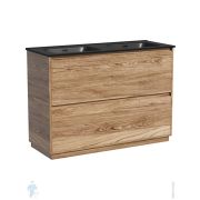 Тумба под раковину SANCOS Libra Floor (1190x450x840) напольная, два ящика, дуб чарльстон LB120F-2ECH