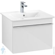 Тумба под раковину Villeroy & Boch VENTICELLO A932 01 DH (553х502х420) 1 ящик, белый, ручки хром