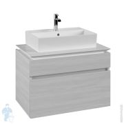 Тумба под умывальник Villeroy & Boch LEGATO (800х550х500) подвесная, 2 ящика, бел.дерево B60200E8