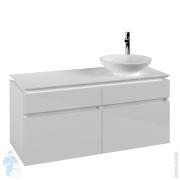 Тумба под умывальник Villeroy & Boch LEGATO (1200х550х500) подвесная, 4 ящика, белый B58200DH