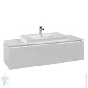 Тумба под умывальник Villeroy & Boch LEGATO (1400х500х380) подвесная, 3 ящика, белый B69800DH