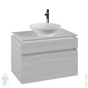 Тумба под умывальник Villeroy & Boch LEGATO (800х550х500) подвесная, 2 ящика, бел.дерево B57000E8