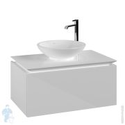 Тумба под умывальник Villeroy & Boch LEGATO (800х380х500) подвесная, 1 ящик, белый B60100DH