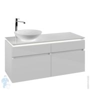 Тумба под умывальник Villeroy & Boch LEGATO (1200х550х500) подвесная, 4 ящика, белый B580L0DH
