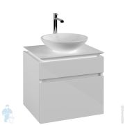 Тумба под умывальник Villeroy & Boch LEGATO (600х500х550) подвесная, 2 ящик, белый B56800DH