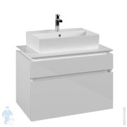 Тумба под умывальник Villeroy & Boch LEGATO (800х550х500) подвесная, 2 ящика, белый B60200DH