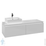 Тумба под умывальник Villeroy & Boch LEGATO (1400х380х500) подвесная, 2 ящика, белый B61300DH