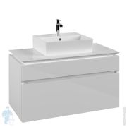 Тумба под умывальник Villeroy & Boch LEGATO (1000х550х500) подвесная, 2 ящика, белый B60400DH