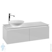 Тумба под умывальник Villeroy & Boch LEGATO (1200х380х500) подвесная, 2 ящика, белый B57900DH