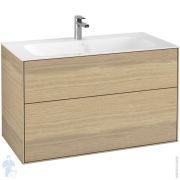 Тумба под умывальник Villeroy & Boch Finion (996х498х591) 2 ящика, Oak Veneer F02000PC