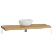 Столешница Vitra Stand 66659 1200х480х50 мм, подвесная, без отв под смеситель и сифон, светлый дуб