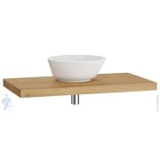 Столешница Vitra Stand 66635 900х480х50 мм, подвесная, без отв под смеситель и сифон, светлый дуб