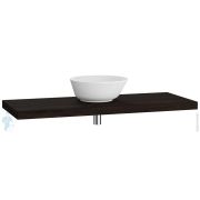Столешница Vitra Stand 66658 1200х480х50 мм, подвесная, без отв под смеситель и сифон, темный вяз
