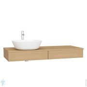 Модуль под раковину Vitra Origin 65681 1200х475х135мм, подвесной, 1 выдв ящик, левый, цвет: дуб