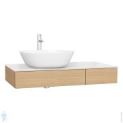 Модуль под раковину Vitra Origin 65675 900х475х135мм, подвесной, 1 выдв ящик, левый, цвет: дуб