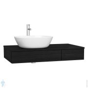 Модуль под раковину Vitra Origin 65673 900х475х135мм, подвесной, 1 выдв ящик, левый, черный дуб