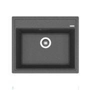 Мойка FLORENTINA Липси 600х520х217 врезная, кварцевый композит, черная 20.120.D0600.102