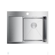 Мойка Omoikiri AKISAME 65-IN-R (650х510х200) монтаж врезной/вровень,чаша справа, нерж. сталь 4973059
