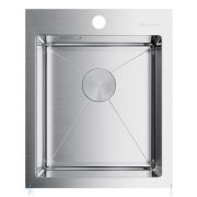 Мойка Omoikiri AKISAME 41-IN (410х510х200) монтаж врезной/вровень, нержавеющая сталь 4973056