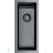 Мойка Omoikiri TAKI 20-U/IF-GM (200х440х180) монтаж универсальный, вороненая сталь 4973105