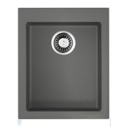 Мойка Omoikiri BOSEN 41-PL (410х500х234) врезная, тетогранит, цвет-платина 4993218