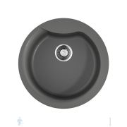 Мойка Omoikiri YASUGATA 48R-PL d485мм, круглая, врезная, тетогранит, цвет-платина 4993212