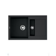 Мойка Omoikiri SAKAIME 78-2-BL (780х500х234) врезная, две чаши, тетогранит, черная 4993114