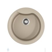 Мойка Omoikiri YASUGATA 48R-SA d485мм, круглая, врезная, тетогранит, бежевая 4993132