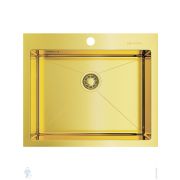 Мойка Omoikiri AKISAME 59-LG (590х510х200) монтаж врезной/вровень, светлое золото 4973082