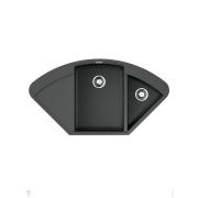 Мойка Omoikiri SAKAIME 105C-PL (1057х575х230) врезная, угловая, тетогранит, цвет-платина 4993209