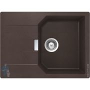 Мойка SCHOCK Manhattan 45 D (690х510) Cristalite+, корзинчатый клапан, цвет: мокка арт. 700581