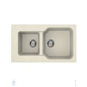 Мойка Omoikiri MARU 86-2-BE (860х500х215) врезная, две чаши, тетогранит, цвет-ваниль 4993285