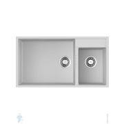 Мойка Omoikiri TEDORI 85-2-U-WH (850х465х220) подстольный монтаж, тетогранит, цвет-белый 4993943