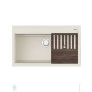Мойка Omoikiri KITAGAWA 86-LB-WH (860х510х200) керамическая, врезная, цвет белый 4993795